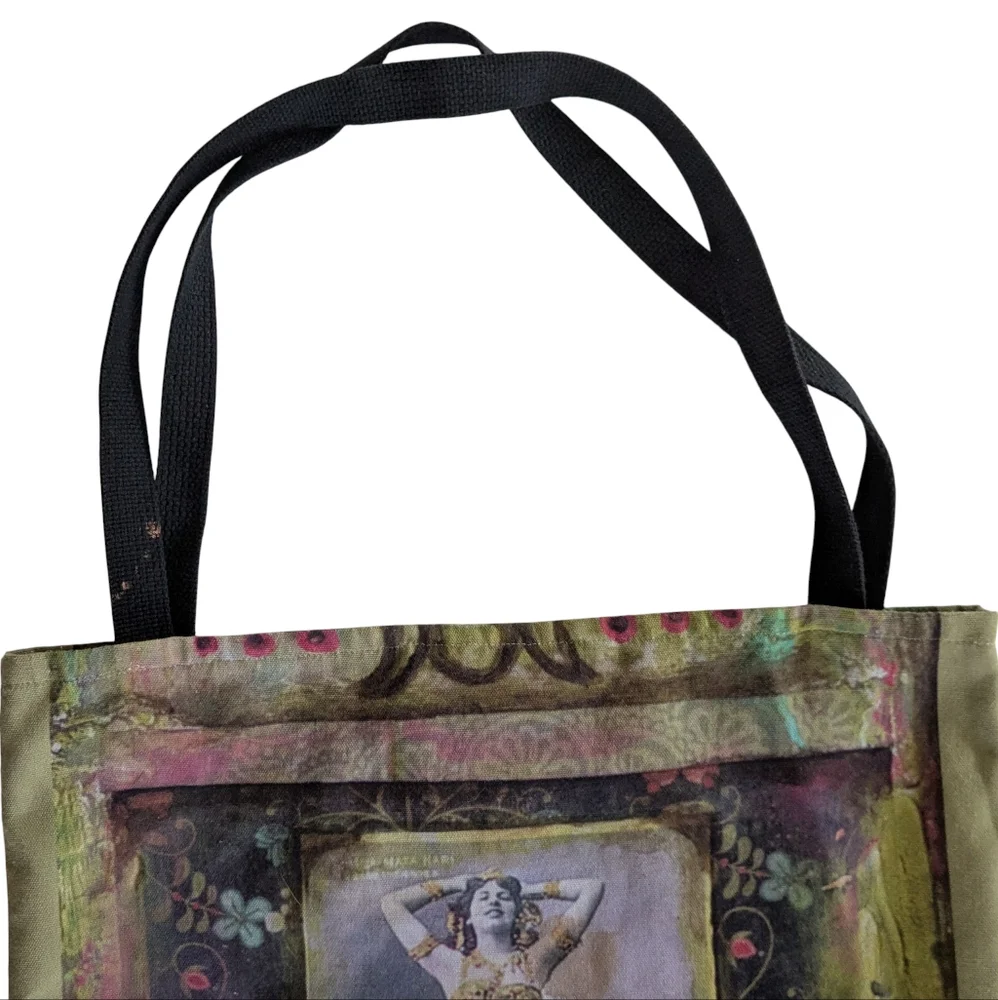 Pixels Mata Hari Art Tote Bag